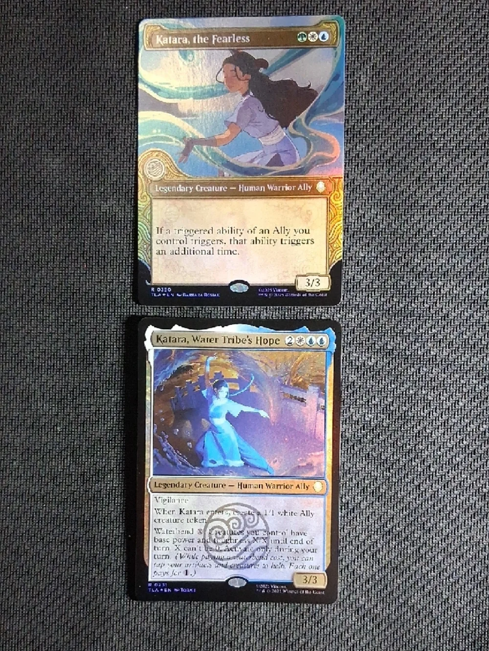 Themed MTG Avatar Water Tribe Lot ~ 69 Cards With Katara Showcase Foil Rare